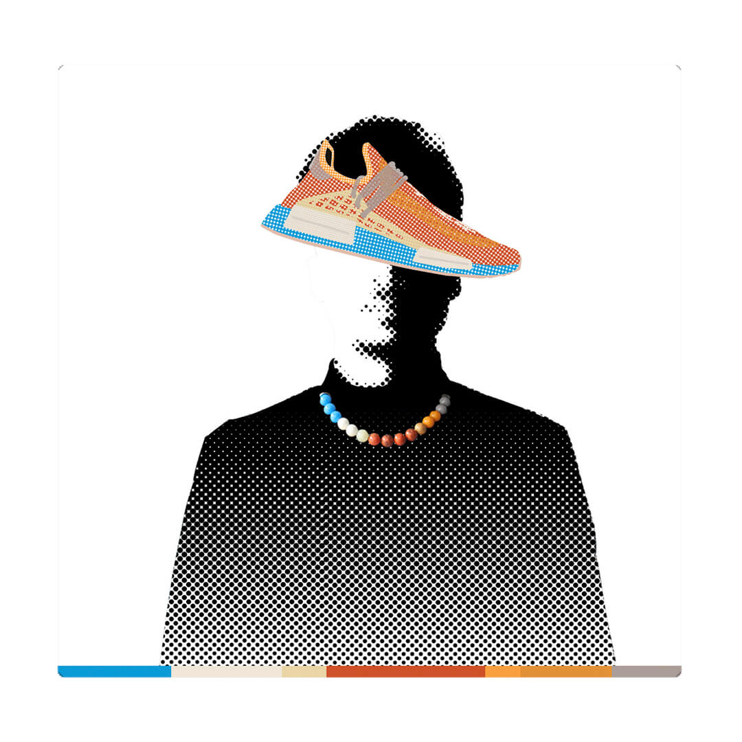 Choker elástico de cuentas multicolor, liviano, cómodo, versátil y atemporal. Diseño conceptual latinoamericano unisex.