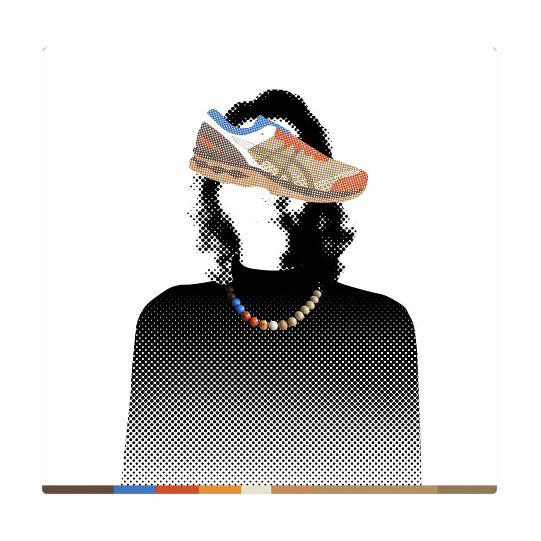 Choker elástico de cuentas multicolor, liviano, cómodo, versátil y atemporal. Diseño conceptual latinoamericano unisex.