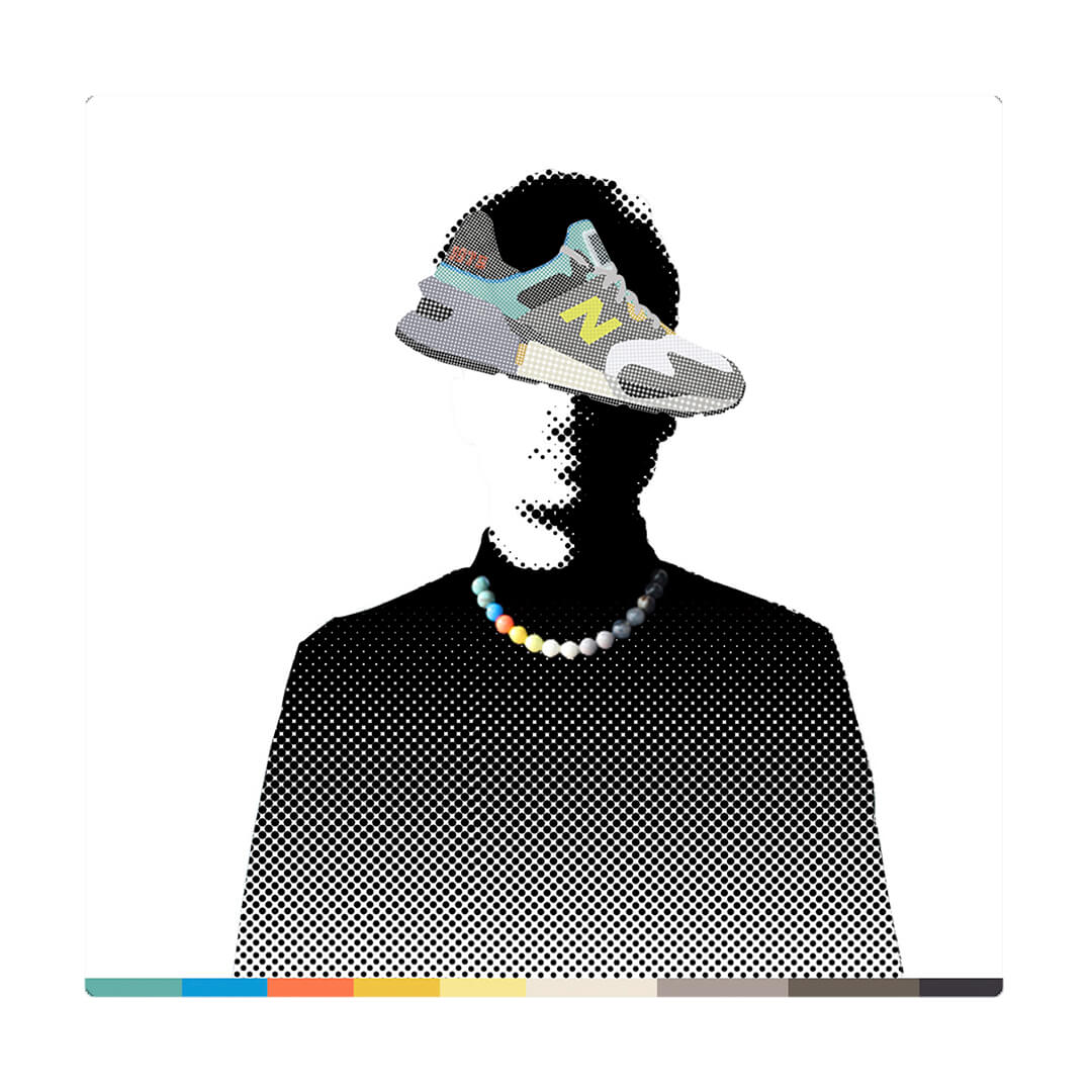 Choker elástico de cuentas multicolor, liviano, cómodo, versátil y atemporal. Diseño conceptual latinoamericano unisex.