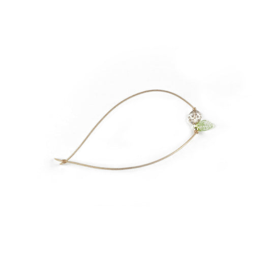 Pulsera elástica, liviana, cómoda, versátil y atemporal. Diseño conceptual latinoamericano. Escala micro.