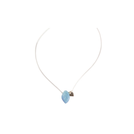 Tobillera elástica, liviana, cómoda, versátil y atemporal. Hoja de cristal escala micro. Diseño conceptual latinoamericano.