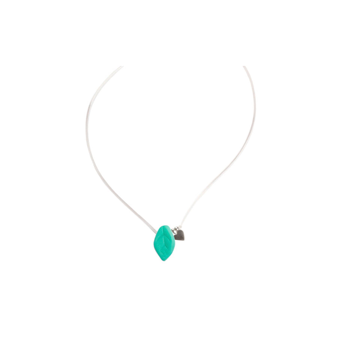 Tobillera elástica, liviana, cómoda, versátil y atemporal. Hoja de cristal escala micro. Diseño conceptual latinoamericano.