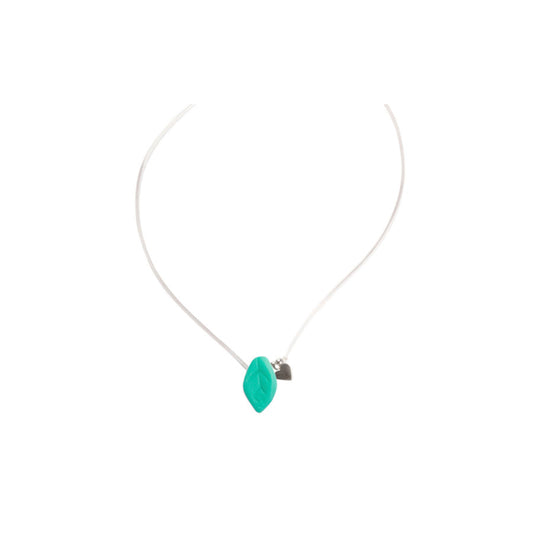 Tobillera elástica, liviana, cómoda, versátil y atemporal. Hoja de cristal escala micro. Diseño conceptual latinoamericano.
