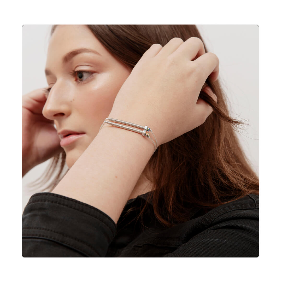 Pulsera MECÁNICA PLATEADO